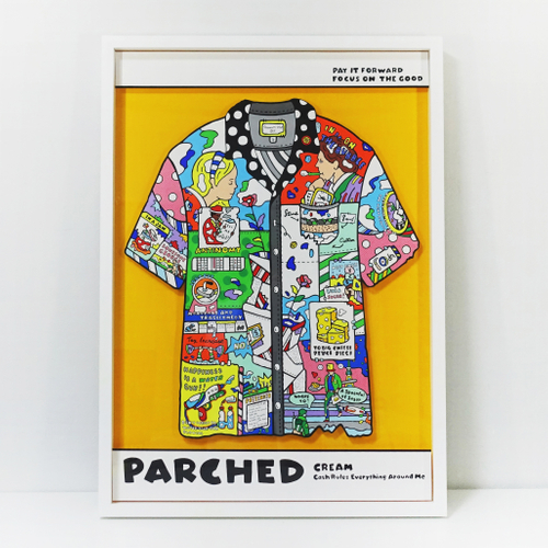 立体額 （594mm&times;841mm）Acrylic Painting