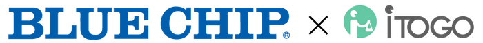 ブルーチップ×itogo　ロゴ