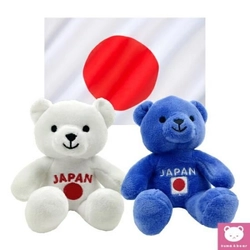 スポーツファン必見！日本を応援するときは推しベアぬいぐるみを連れて目立ってみて