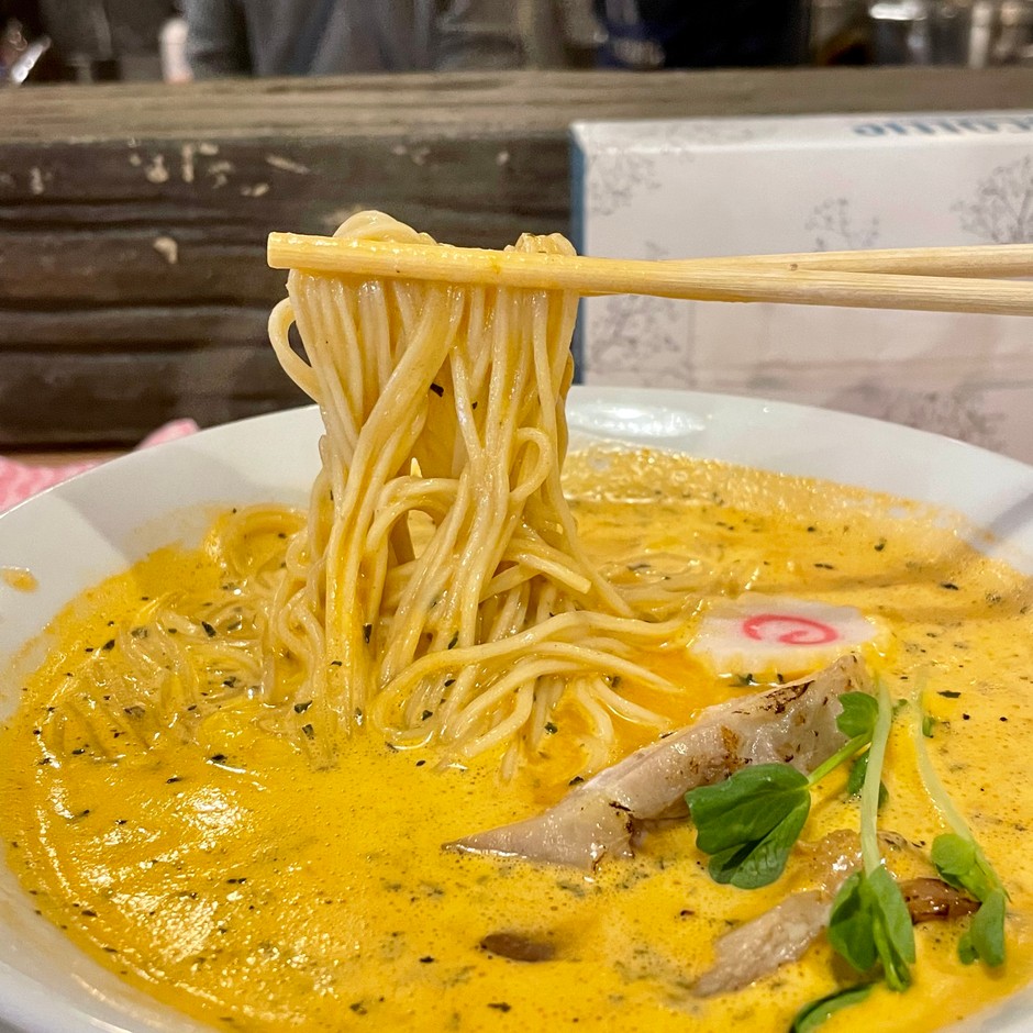 ボンゴレロッソヌードル 麺リフト