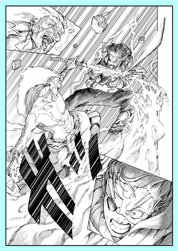 第1回トムスラボ漫画大賞　名場面&ldquo;だけ&rdquo;描いてみよう大賞『孫の恩返し』作者：海琉