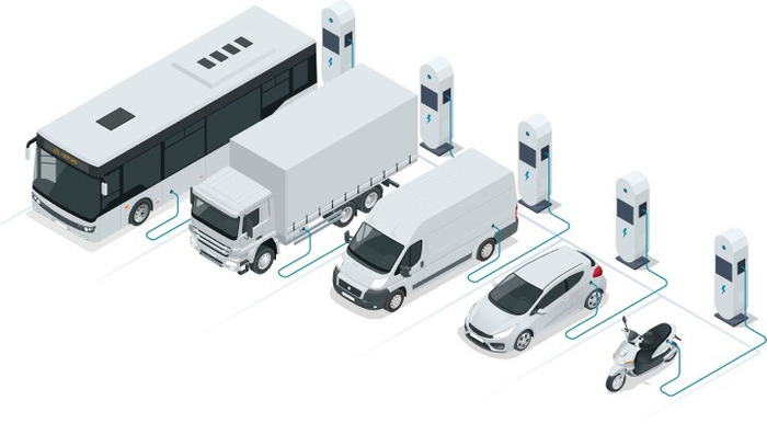 商用EVフリートの充電最適化を実現する「EVオートチャージ」(イメージ)