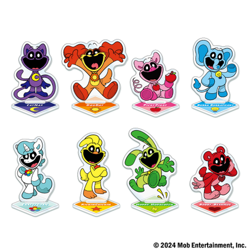 ＜Poppy Playtime トレーディングアクリルスタンド (Smiling Critters)　画像＞