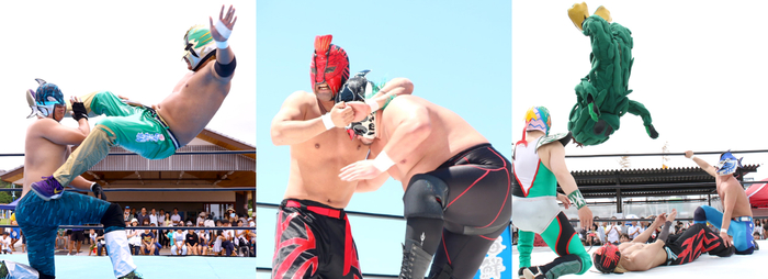 『海鮮プロレス』試合風景