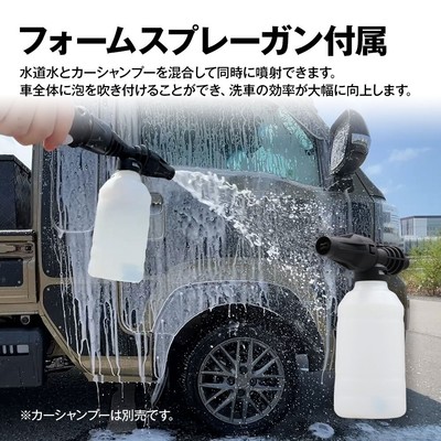 フォームスプレーガン付属