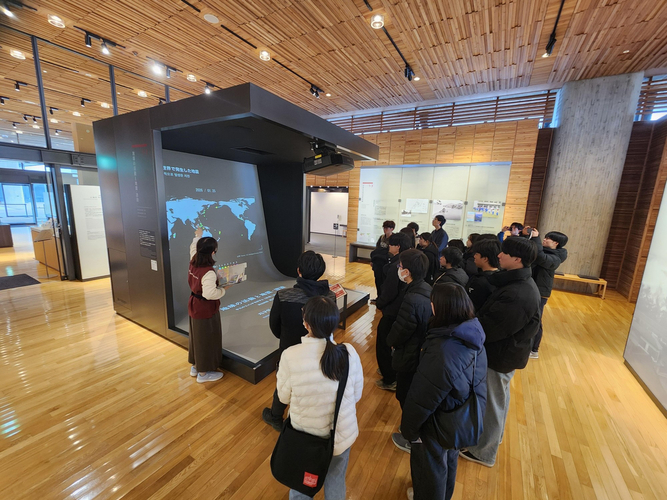 震災伝承館を見学