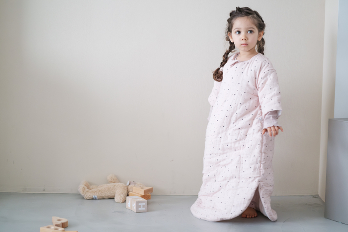 ドット柄ピンク