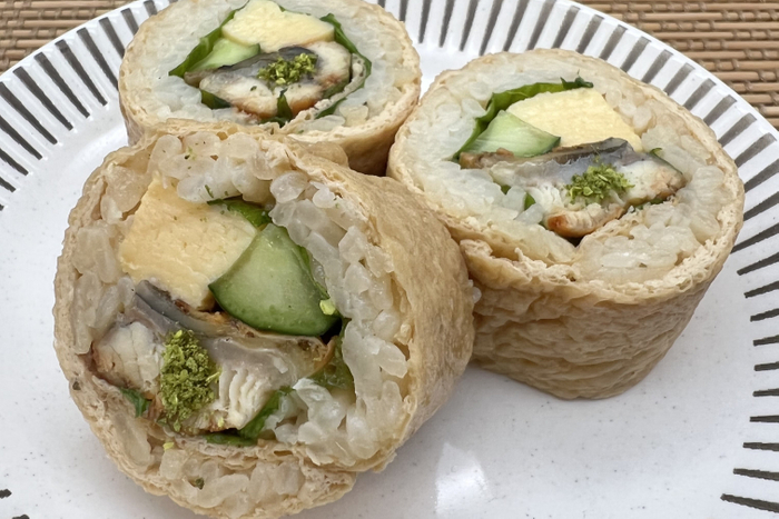 福寿家のうなたま伊奈利ロール