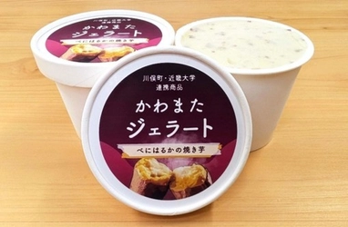 "オール近大"川俣町発・復興人材育成プロジェクト　「かわまたジェラート　べにはるかの焼き芋」を新発売