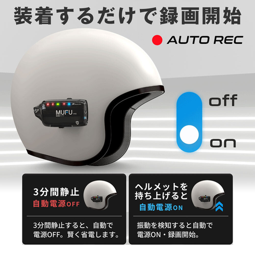 装着するだけ録画