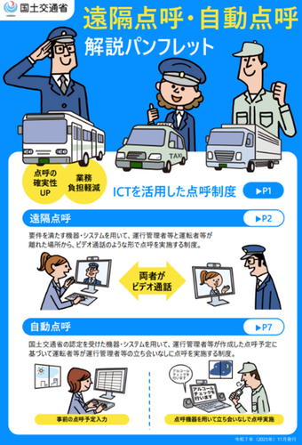 遠隔点呼・自動点呼　解説パンフレット