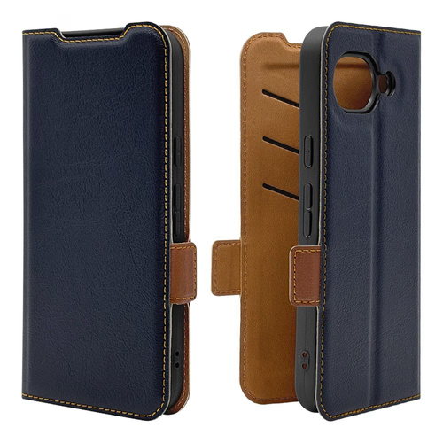 ネイビー&times;ブラウン