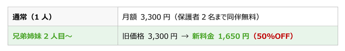 表(サブスクリプション利用料金)