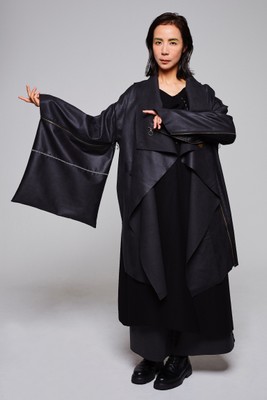 COAT STOLE / Ultrasuede(R) NU+KIMONO SLEEVE