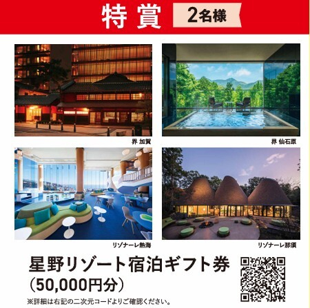 MOMOまみれフェス～Christmas 2025～_抽選会賞品_星野リゾート