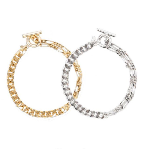 THE MULTI CHAIN MANTEL BRACELET マルチチェーンマンテルブレスレット GOLD / SILVER