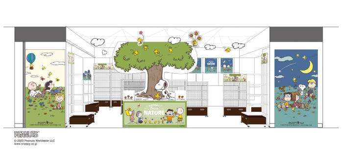 SNOOPY Loves NATURE 期間限定ショップ イメージ