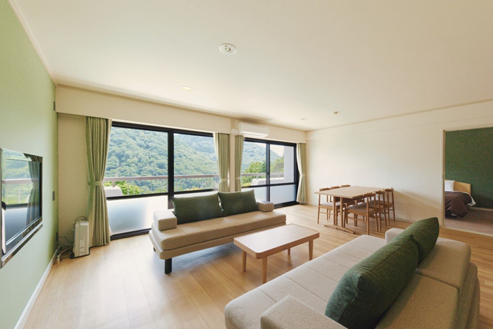 ＜客室＞大自然の眺望を堪能