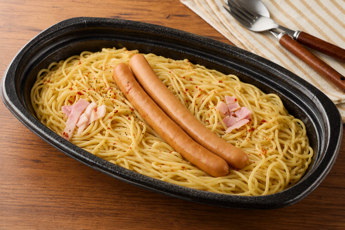 大盛　ソーセージのペペロンチーノ　増量　イメージ