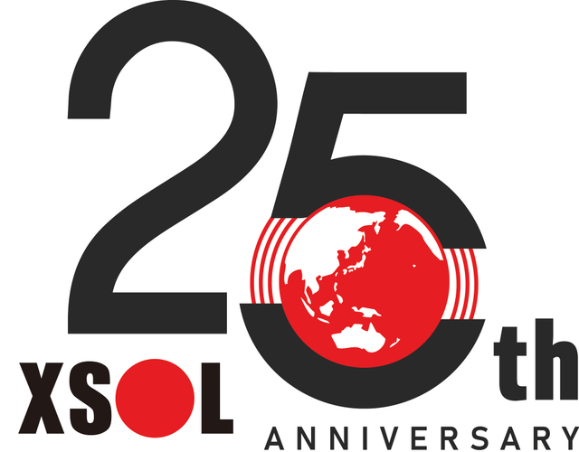 株式会社エクソル 25周年ロゴ