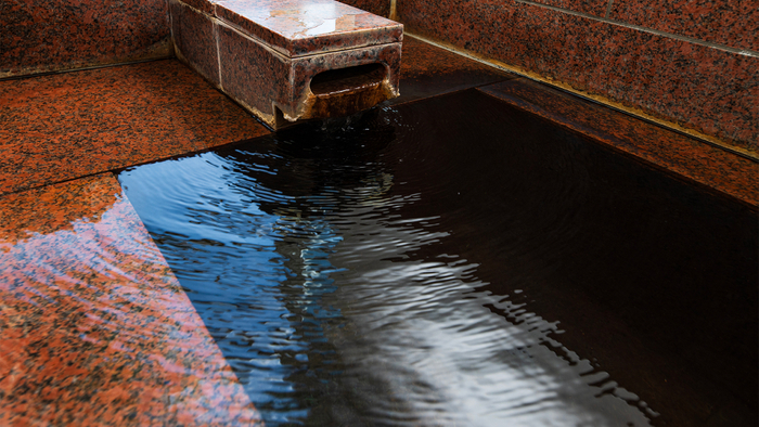 源泉かけ流しの温泉