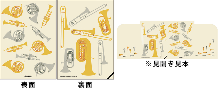 Brass Wポケットクリアファイル Contra-St デザイン