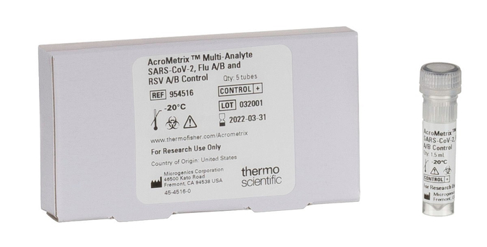 Thermo Scientific AcroMetrix Multi-Analyte SARS-CoV-2, Flu A/B and RSV A/B Control