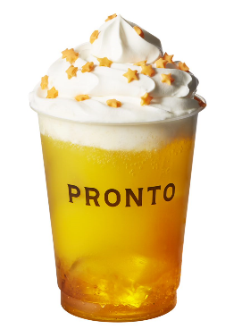 【TAKAHIRO NISHIJIMA&times;PRONTO】オレンジ ジェリースカッシュ 740円（税込814円）