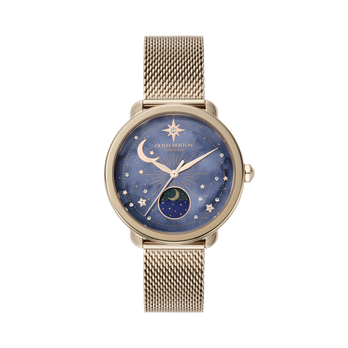 Navy & Rose Gold Mesh ¥31,900 (in tax)