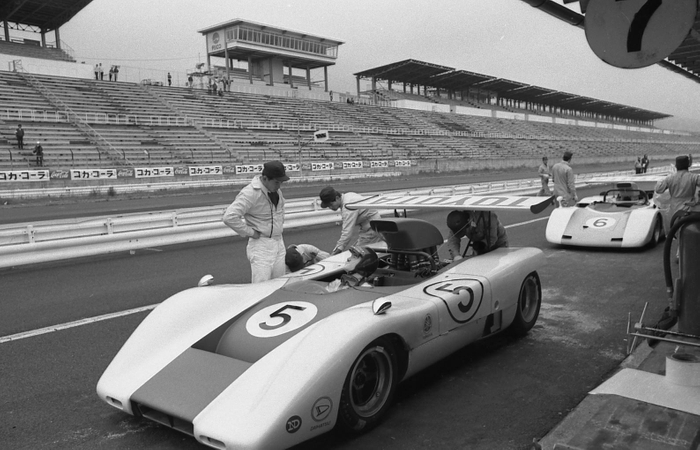 マクラーレントヨタ　鮒子田寛選手