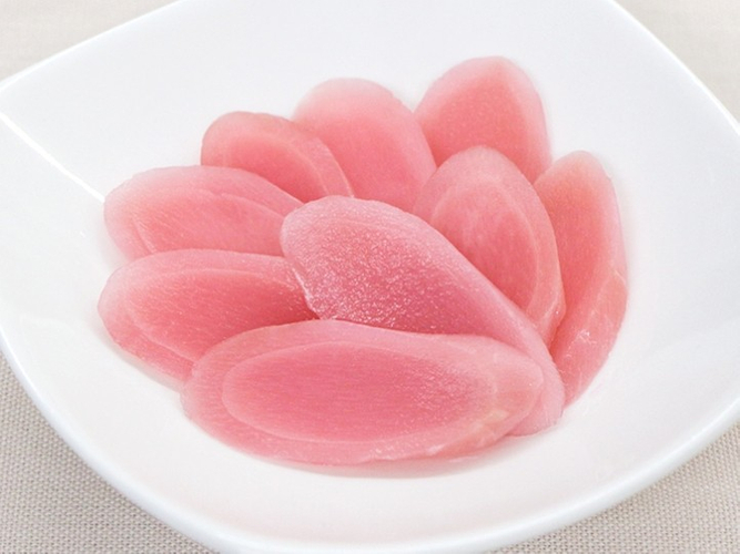 「岩下の新生姜スライスマイルド」盛付例