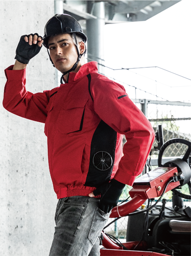 空調服&reg; 長袖ブルゾン(横ファンタイプ)