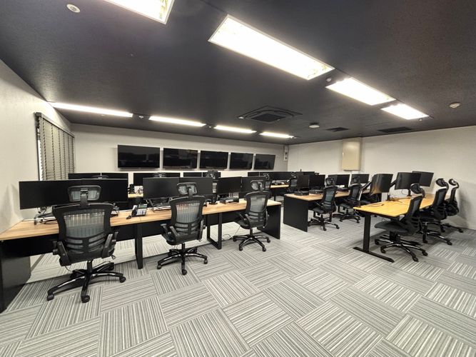 ＜新たに設置されたオペレーションセンター＞