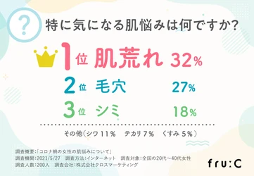 テレワーク中の女性に緊急アンケート！肌悩みランキング「1位は肌荒れ」