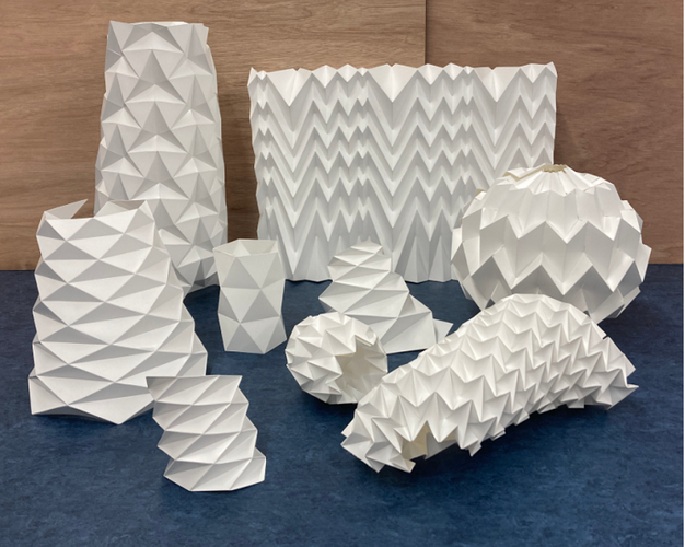 様々な折りの構造