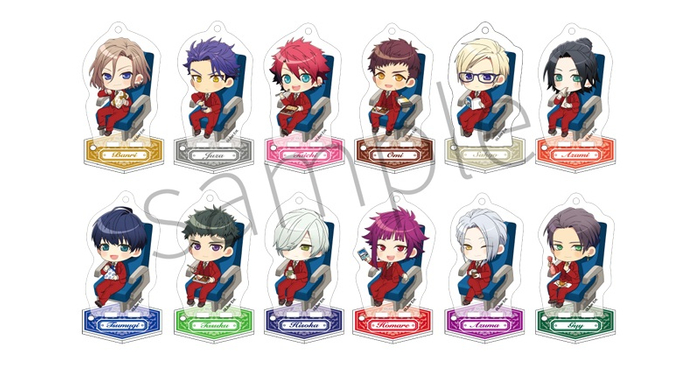 トレーディングアクリルスタンドキーホルダー【秋組・冬組】(全12種)