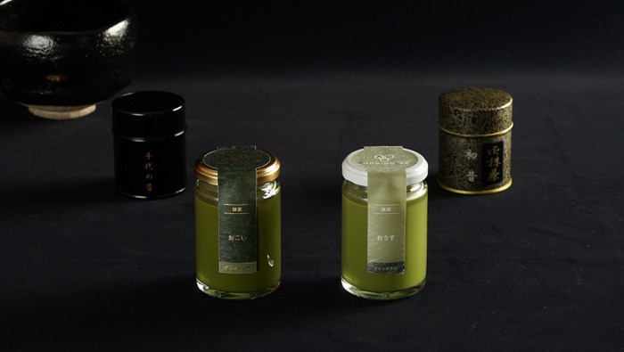 抹茶プリン「おこい」おうす」