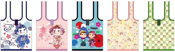 ペコちゃん和柄エコバッグ