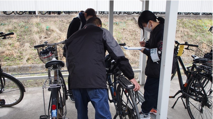 令和5年(2023年)6月の自転車点検の様子