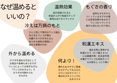 温める良さ