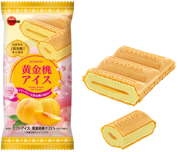 黄金桃アイス