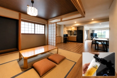 客室で本格生ビールを満喫！城崎のリゾートコンドミニアムがビールサーバー導入｜8月は全宿泊プランが対象
