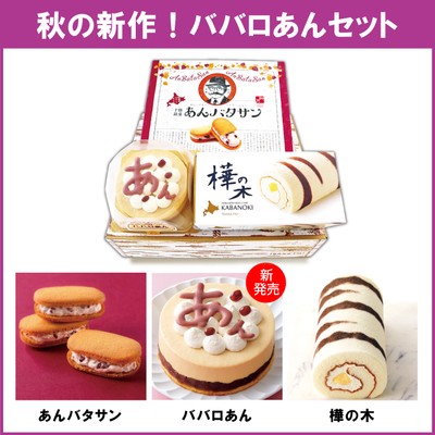 秋の新作!ババロあんセット