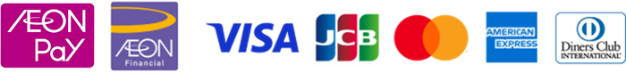 AEON Pay、利用可能なクレジットカード　ロゴ