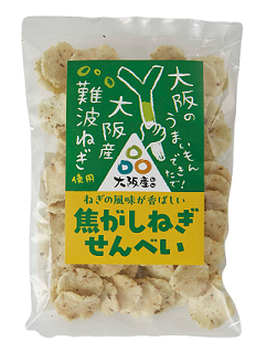 焦がしねぎせんべい