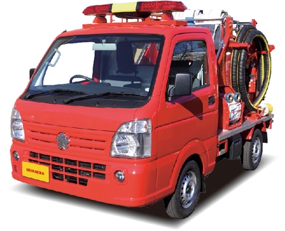 離島に寄贈する軽消防自動車(トラックタイプ・4台)