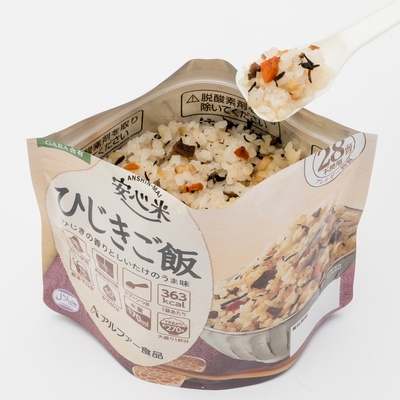 「安心米 ひじきご飯(玄米入り)」イメージ