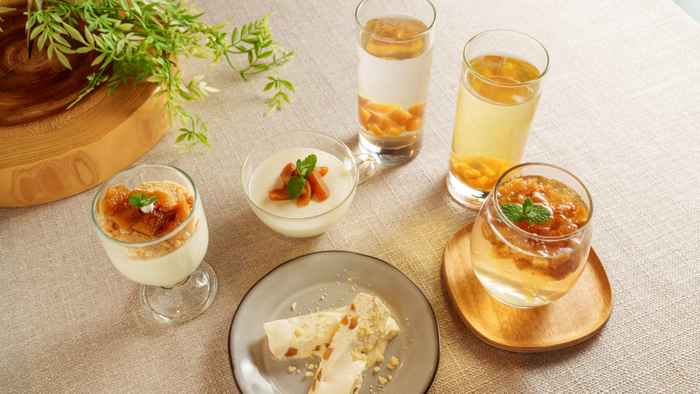 ▲カフェ・スコーラ『期間限定びわメニュー』