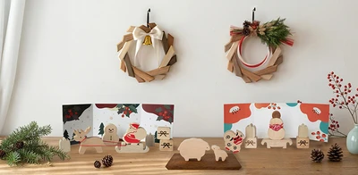 一つの飾りでクリスマスからお正月まで　 オークヴィレッジが国産無垢材でつくる冬の木製アイテムを発売