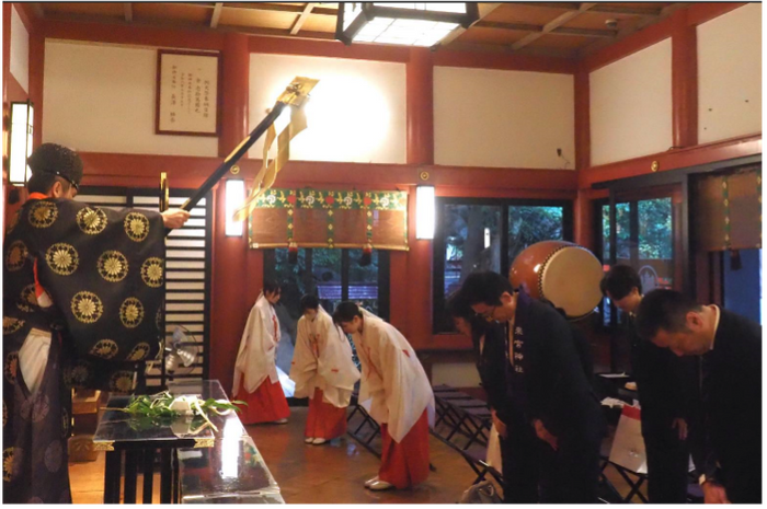 奉納式の様子